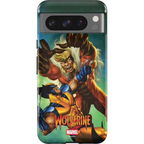 Marvel X-Men Wolverine Vs Sabretooth Pixel Cases